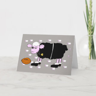 Rugby Sheep Card
