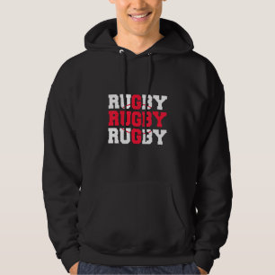 Rugby Sports American Football Player Coach Game P Hoodie