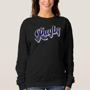 Rugby Sports Athlete Retro Sweatshirt