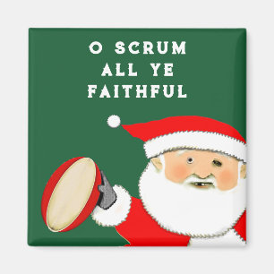Rugby Stocking Stuffers Magnet
