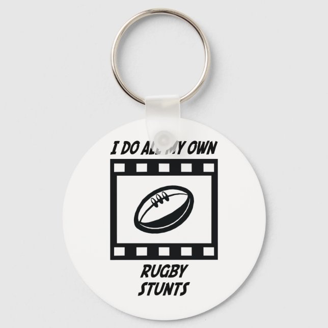 Rugby Stunts Key Ring (Front)
