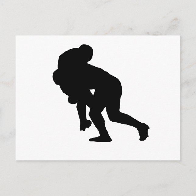 Rugby Tackle Postcard (Front)