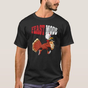 Rugby Turkey Feast Football Fan Sports Thanksgivin T-Shirt