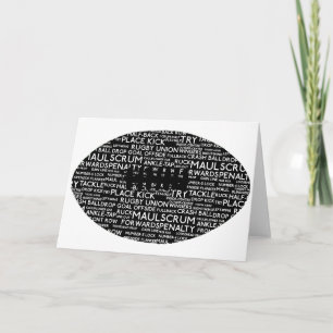 Rugby Union Gifts Holiday Card