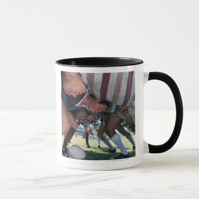Rugby Union Players in a Scrum Mug (Right)