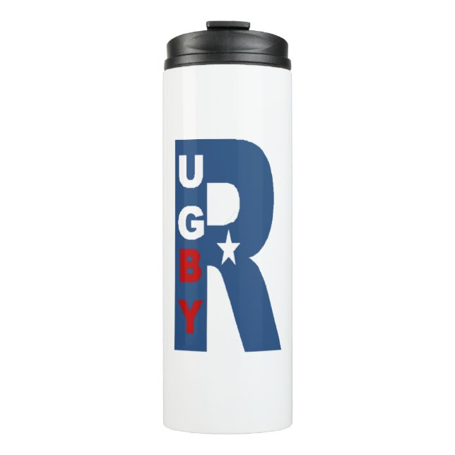 RUGBY USA insulated bottle (Front)