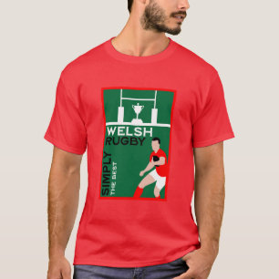 Rugby Wales Fan Art T-Shirt