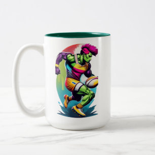 Rugby Warrior Two-Tone Mug