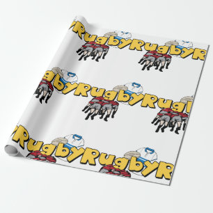 Rugby Wrapping Paper