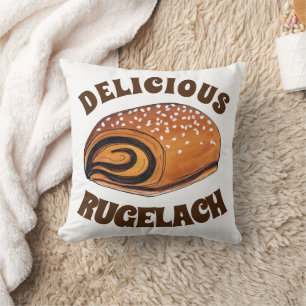 Rugelach Jewish Polish Crescent Roll Pastry Bakery Cushion