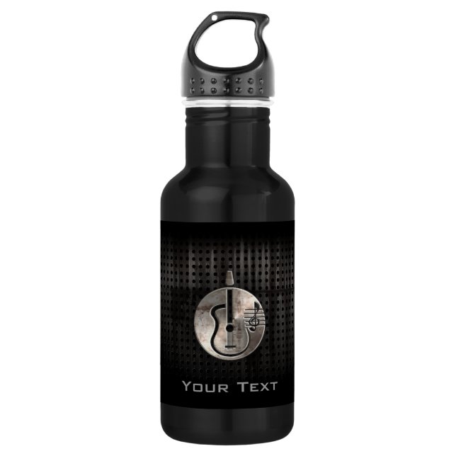 Rugged Acoustic Guitar 532 Ml Water Bottle (Front)