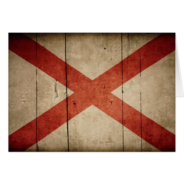 Rugged Alabama Flag (Front Horizontal)