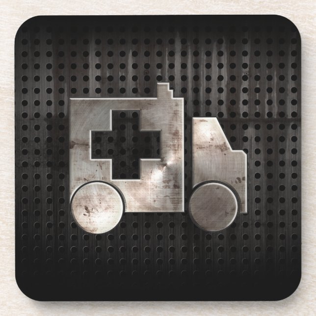 Rugged Ambulance Coaster (Front)