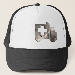 Rugged Ambulance Trucker Hat