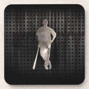 Rugged Baseball Coaster