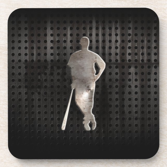 Rugged Baseball Coaster (Front)