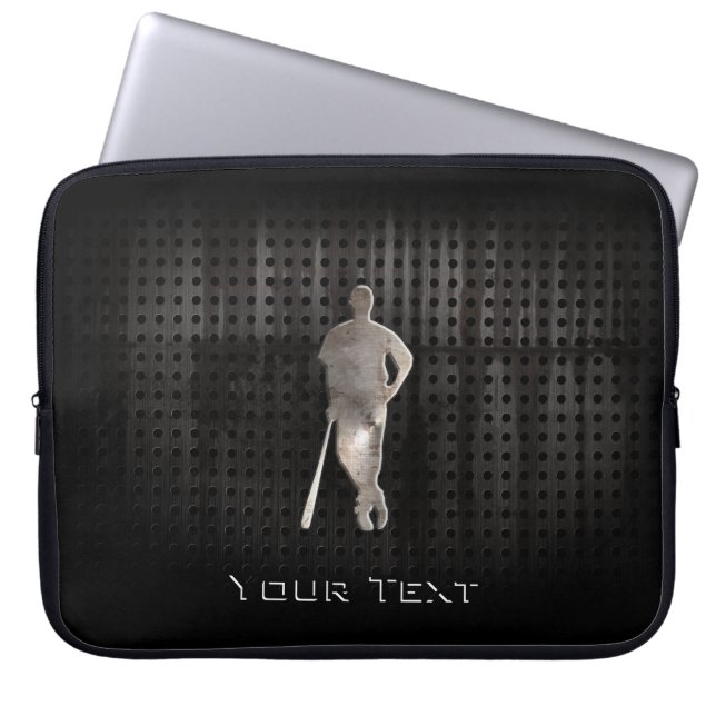 Rugged Baseball Laptop Sleeve (Front)