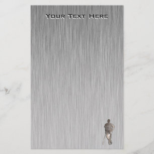 Rugged Baseball Stationery