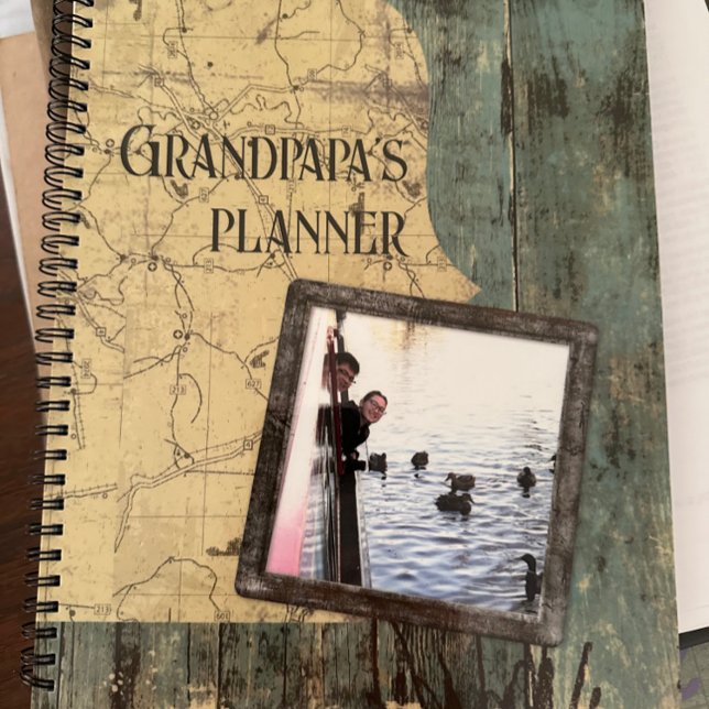 Rugged Blue Planks Planner Notebook (Creator Uploaded)