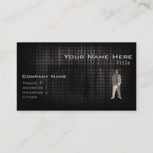 Rugged Business Suit Card