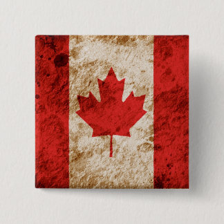 Rugged Canadian Flag 15 Cm Square Badge