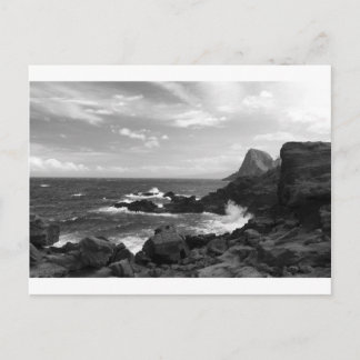 Rugged coastline postcard