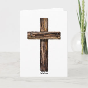 Rugged Cross Holiday Card