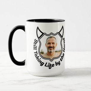 Rugged Custom Milestone Birthday Photo Mug