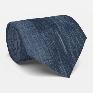 Rugged Denim Look Men's Neck Tie