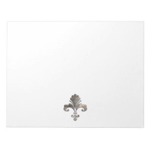 Rugged Fleur de lis Notepad