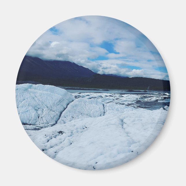 Rugged Glacier Landscape Magnet (Front)