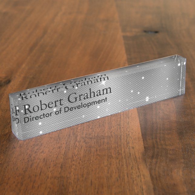 Rugged Grey Nameplate (Side)