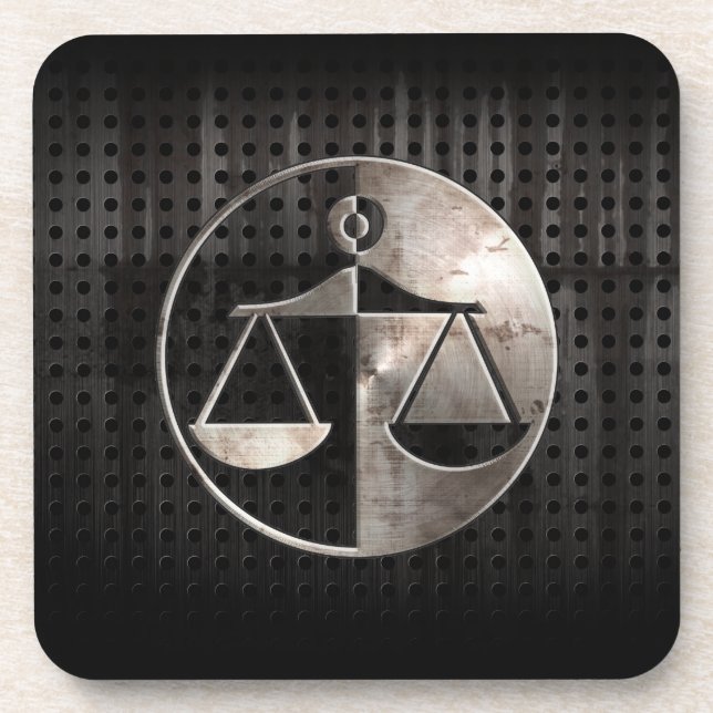 Rugged Justice Scales Coaster (Front)