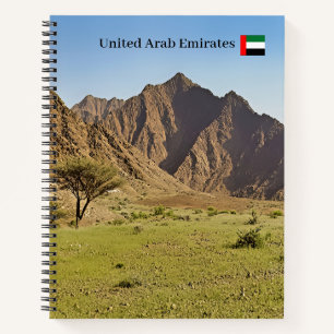 Rugged mountains notebook