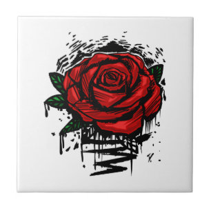 Rugged Rose Ceramic Tile