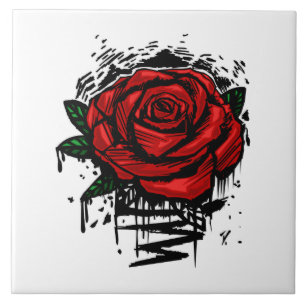 Rugged Rose Ceramic Tile