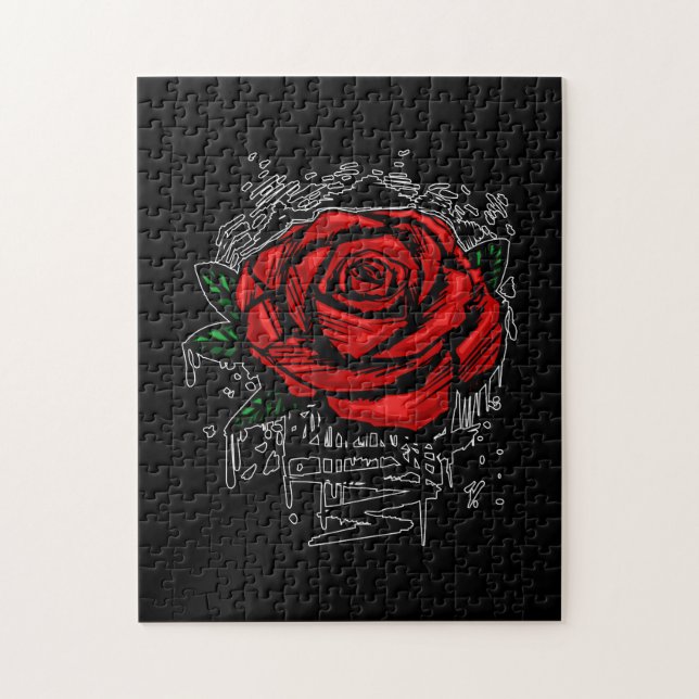 Rugged Rose Jigsaw Puzzle (Vertical)