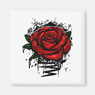 Rugged Rose Magnet