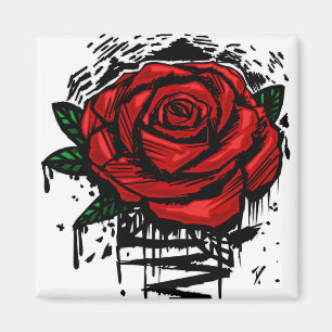 Rugged Rose Magnet