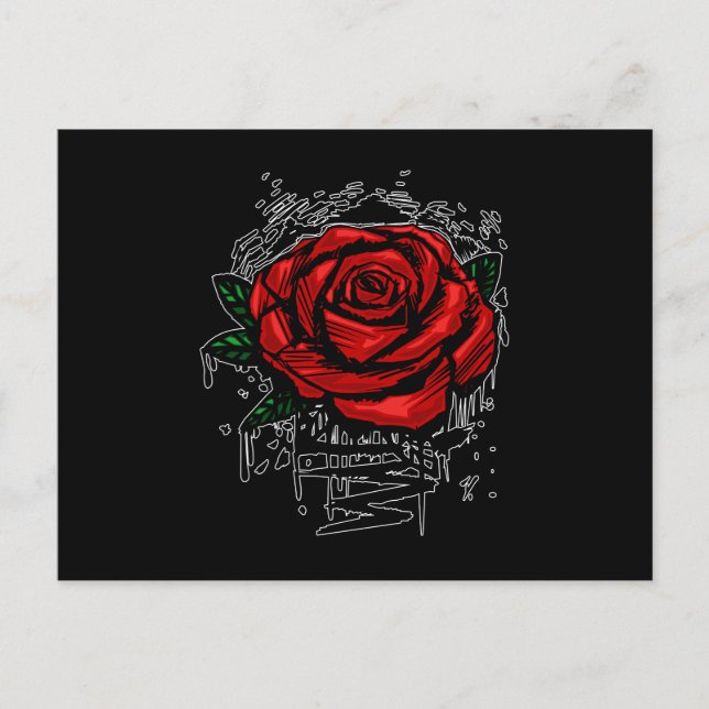 Rugged Rose Postcard (Front)
