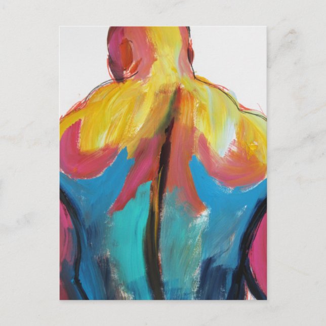 Rugger Man Broad Back Postcard (Front)