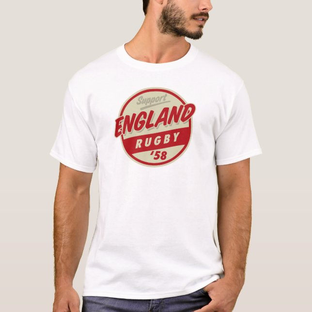 Ruggershirts England Rugby T-Shirt (Front)