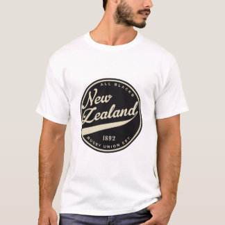 Ruggershirts Retro New Zealand Rugby T-Shirt