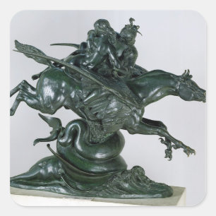 Ruggiero and Angelica Square Sticker