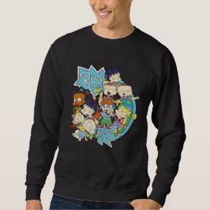 Rugrats Spliced Character Group Shots Vintage Fron Sweatshirt