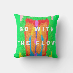 Rugs and Rags abstract pure art supreme            Cushion