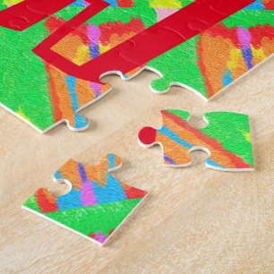 Rugs and Rags abstract pure art supreme Jigsaw Puzzle