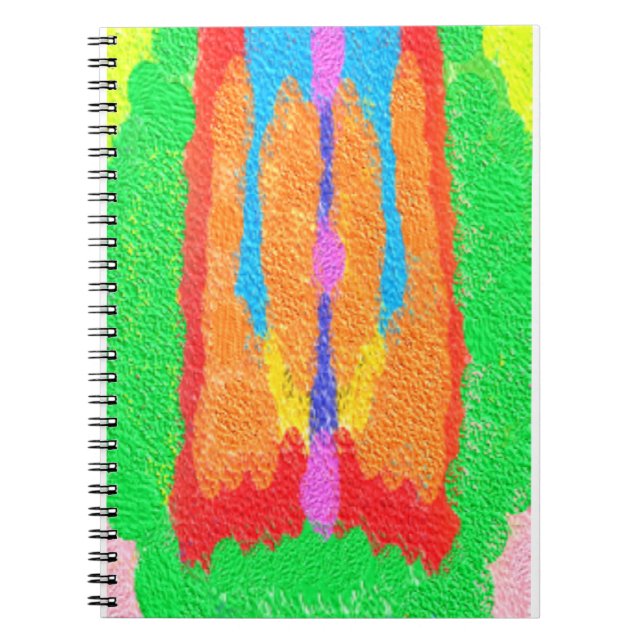 Rugs and Rags abstract pure art supreme     Notebook (Front)