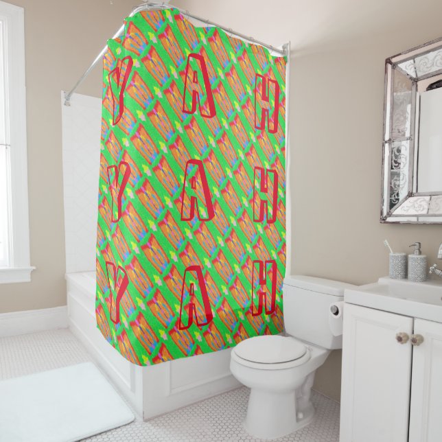 Rugs and Rags abstract pure art supreme            Shower Curtain (In Situ)