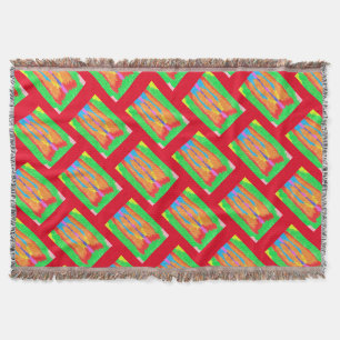 Rugs and Rags abstract pure art supreme Throw Blanket